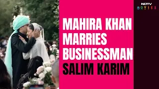 Mahira Khan And Her Humsafar Salim Karim In A Dreamy Wedding Picture