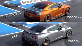 LIVING LIFE FAST 1900bhp R35 v 2000bhp R35 BUILT BY JM IMPORTS