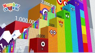 Looking for Numberblocks Puzzle Step Squad 50 to 20,000 to 10,000,000 MILLION BIGGEST!