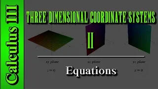 Calculus III: Three Dimensional Coordinate Systems (Level 2 of 10) | Equations