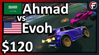 Ahmad vs Evoh | $120 Rocket League 1v1 Showmatch