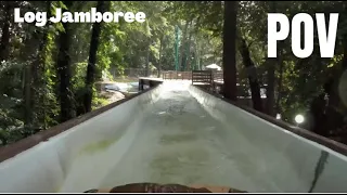 Log Jamboree | Front Row POV (4K) | Six Flags Over Georgia