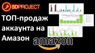 ТОП продаж товаров для аккаунта на Амазон (Amazon) – визуализация, аналитика и анализ графиков