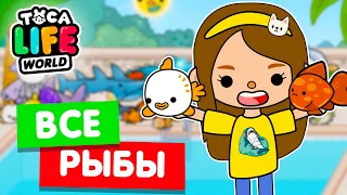 СОБРАЛА ВСЕХ РЫБ в Тока Бока 🐡 Toca Life world