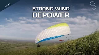 Strong Wind Depower: Rear Riser Control