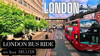 London Bus Adventure: From Waterloo to Golders Green on Routes 381, 1, 139