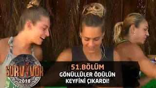 Gönüllüler ödüle kavuştu! Adada yüzler gülüyor... | 51. Bölüm | Survivor 2018