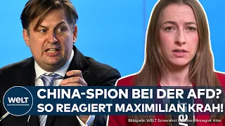 SPIONAGEVORWURF: China-Spitzel im EU-Parlament? So reagiert Maximilian Krah!