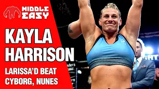 Kayla Harrison doesn't believe she's #1 P4P, says Larissa would beat Cyborg, Nunes