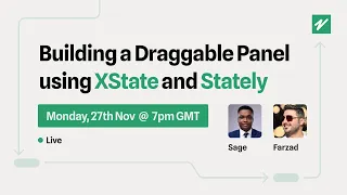 Building a Draggable Panel using XState and Stately