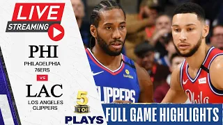 032821 NBA Live Stream Los Angeles Clippers vs Philadelphia 76ers | FULL GAME HIGHLIGHTS Top 5 Plays