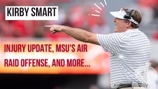 Kirby Smart gives injury update and discusses playing in Starkville