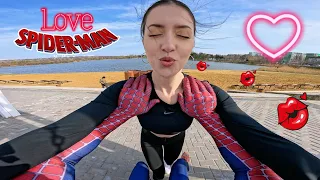 SPIDER-MAN ESCAPING STRANGE | FITNESS LOVE  (Romantic Love story with Spider-Man)