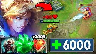 Ezreal but every Q Steals PERMANENT Health from the enemy (OVER 6000 HEALTH)