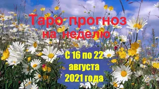 Таро-прогноз на неделю с 16 по 22 августа 2021 года.