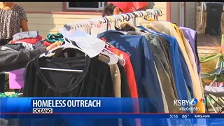 Thanksgiving 'Giving Closet' offers clothing, food, services to local homeless