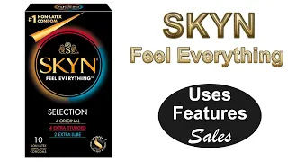 SKYN Selection Non Latex Lubricated Condom Variety Pack, 10 Count