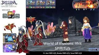 DFFOO [GL] World of Illusions Ifrit SPIRITUS | All Requirements Clear