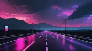 Rainy Night Drive: Chillwave & Synthwave Mix