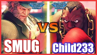 SFV CE 👊🏻 Smug (G) vs Child233 (Balrog) FT3 Battle lounge