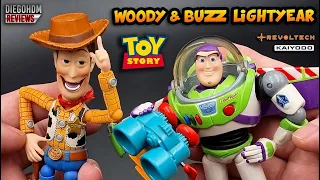 TOY STORY Woody e Buzz Lightyear Revoltech Unboxing e Review BR / DiegoHDM