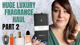 HUGE LUXURY FRAGRANCE HAUL - PART 2 | PERFUME COLLECTION 2021