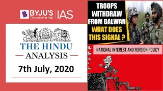 'The Hindu' Analysis for 7th July, 2020. (Current Affairs for UPSC/IAS)