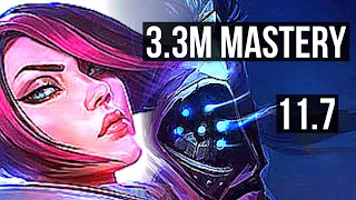 FIORA vs JAX (TOP) | 3.3M mastery, 1800+ games, 7 solo kills, 10/2/5 | KR Grandmaster | v11.7