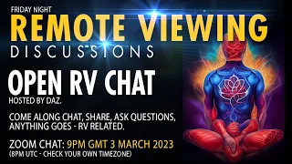 Remote viewing community chat 3 March 2023.