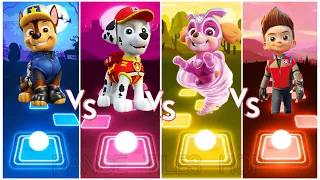 Chase 🆚 Marshall 🆚 Skye 🆚 Ryder 💥Dance Tiles Hop 💥