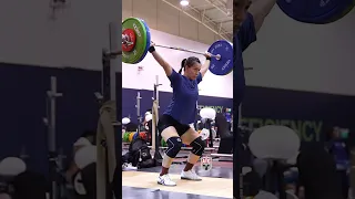 Kuo Hsing-Chun (59kg 🇹🇼) 85kg / 187lbs Power Snatch! #snatch #powersnatch #weightlifting