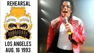 Michael Jackson - Dangerous Tour Live Rehearsal in Los Angeles (August 16, 1993)