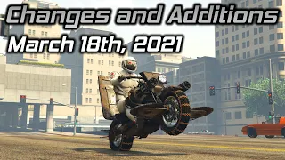 GTA Online Changes and Additions: March 18th, 2021 (2x$ Arena War, Discounts, and More)