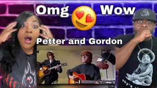 THIS IS SO DEEP!!    PETER AND GORDON - A WORLD WITHOUT LOVE      1964   (REACTION)