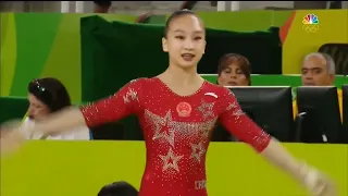 (NBC) Mao Yi FX QF 2016 Olympics