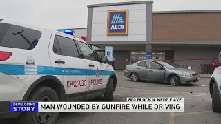 Man, 19, shot in Humboldt Park, drives to nearby Aldi