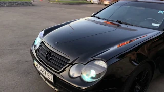 Mercedes Sportcoupe headlights tuning cl203 w203 Мерседес coupe