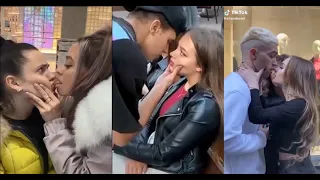 Hottest kissing prank Kissing prank compilation Kissing prank tiktok challange #prank #Shorts