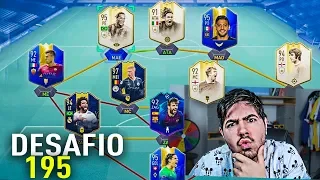 O TIME INCRÍVEL NO DESAFIO 195 DO FUT DRAFT!!!