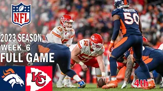 Denver Broncos vs Kansas City Chief (10/12/23)  FULL GAME 4th | NFL Seson 2023 Week 6