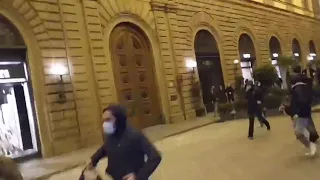 Manifestazione e scontri a Firenze