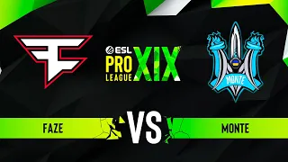 FaZe vs. Monte - ESL Pro League Season 19 - Playoffs