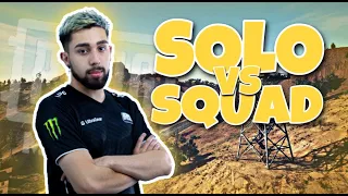 SOLO vs SQUAD- PUBG MOBILE