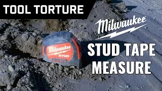 Tool Torture: Milwaukee Stud Tape Measure