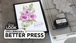 My first look at the Spellbinders Better Press Letter Press System