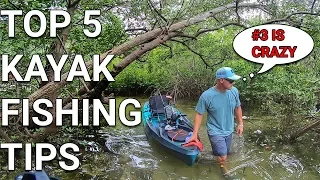 Top 5 Kayak Fishing Tips - MUST KNOW Kayak Info