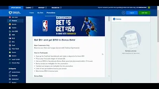 Fanduel Bet $5 get $150 Bonus Bets Explained