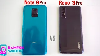 Redmi Note 9 Pro vs Oppo Reno 3 Pro SpeedTest and Camera Comparison