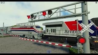 Ro Scale Tri Rail Amtrak Dash 8 Pepsi Can Silver Meteor (Roblox)