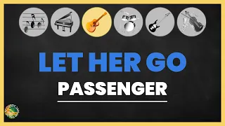 Passenger - Let her go (Acoustic Karaoke / Guitar (no Melody) / lyrics, chords)